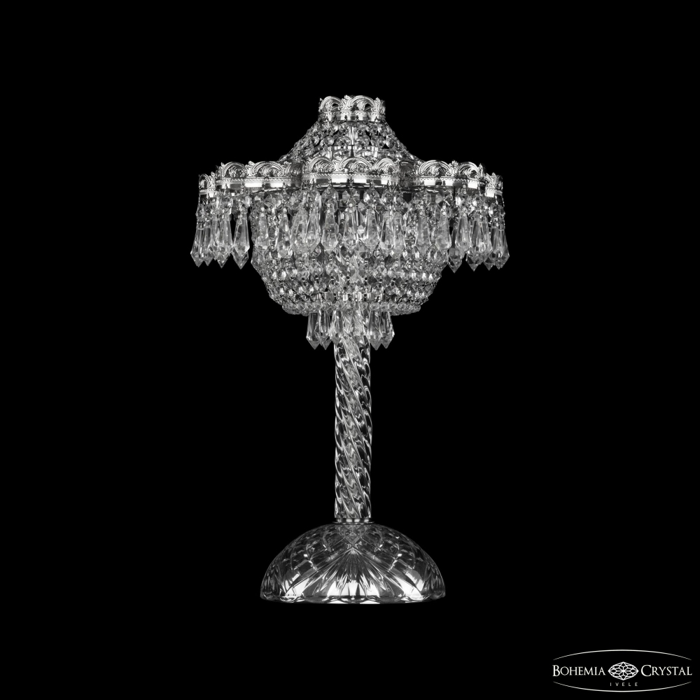 Настольная лампа Bohemia Ivele Crystal 19301L4/27JB Ni