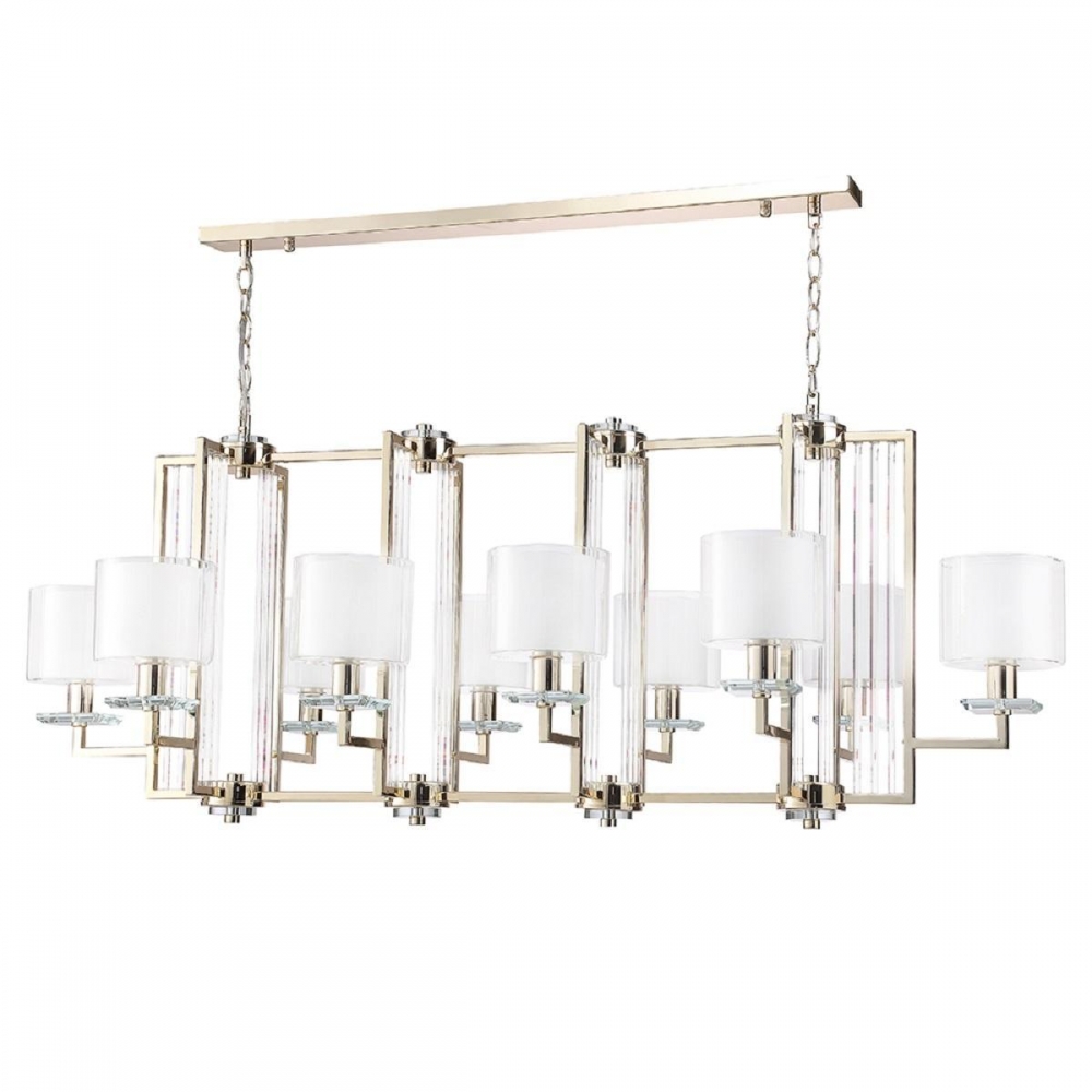   Crystal Lux Nicolas SP10 L1300 Gold/White